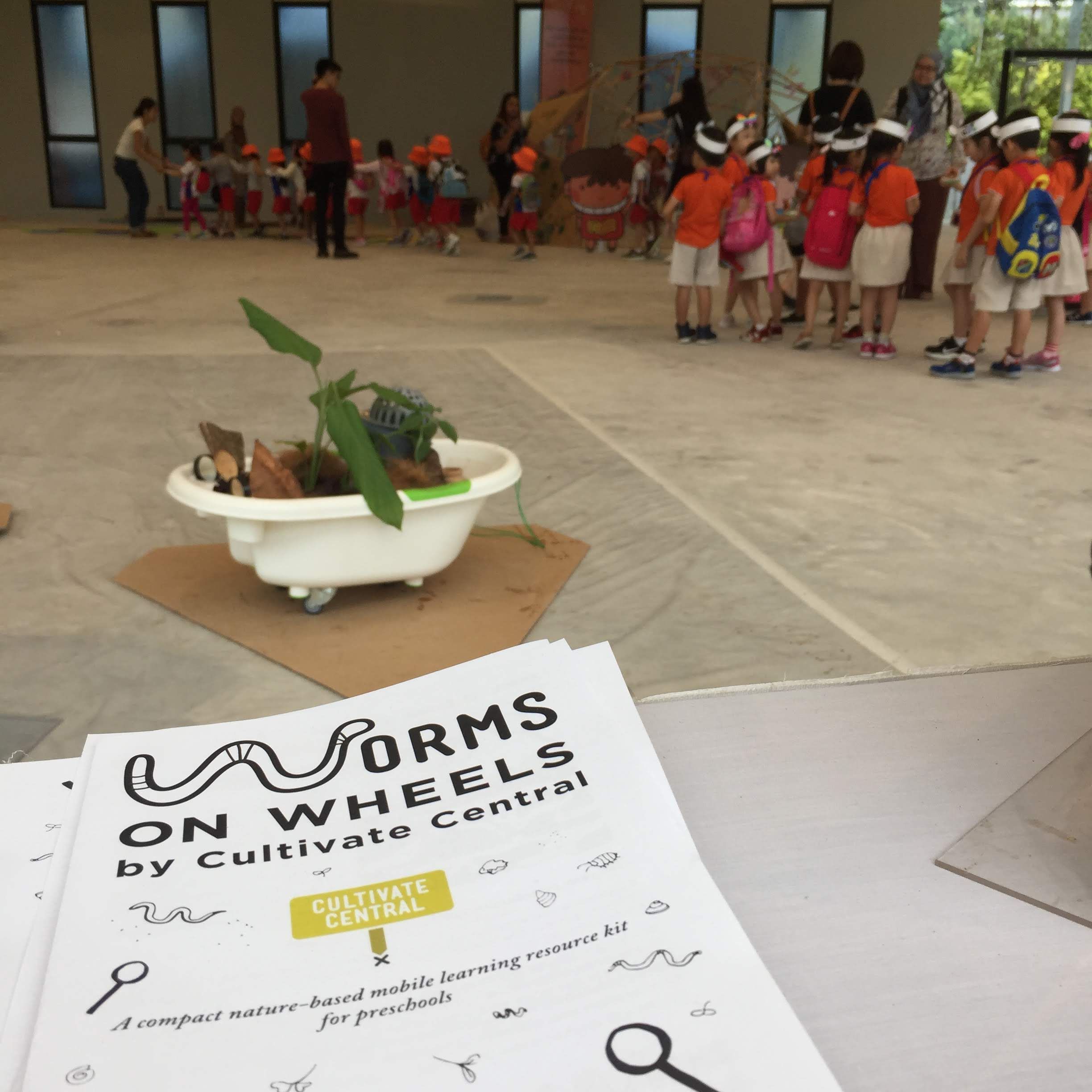 Learning about worms in composting